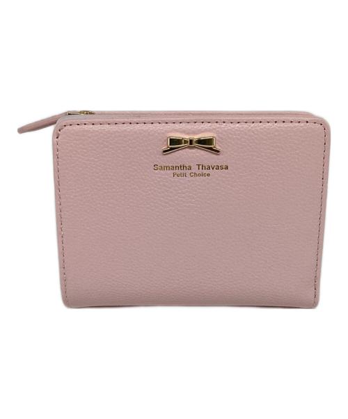 Samantha Thavasa PETIT CHOICE（サマンサタバサプチチョイス）Samantha Thavasa PETIT CHOICE (サマンサタバサプチチョイス) ジップウォレット ピンクの古着・服飾アイテム