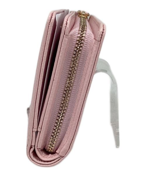 Samantha Thavasa PETIT CHOICE（サマンサタバサプチチョイス）Samantha Thavasa PETIT CHOICE (サマンサタバサプチチョイス) ジップウォレット ピンクの古着・服飾アイテム
