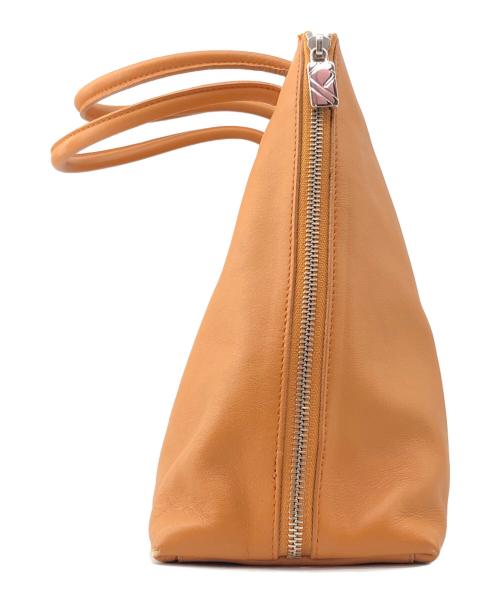 FURLA（フルラ）FURLA (フルラ) レザートートバッグ オレンジの古着・服飾アイテム