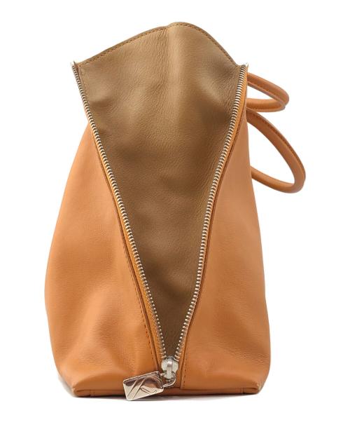 FURLA（フルラ）FURLA (フルラ) レザートートバッグ オレンジの古着・服飾アイテム