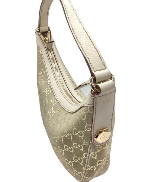GUCCI（グッチ）GUCCI (グッチ) ハンドバッグ ベージュの古着・服飾アイテム