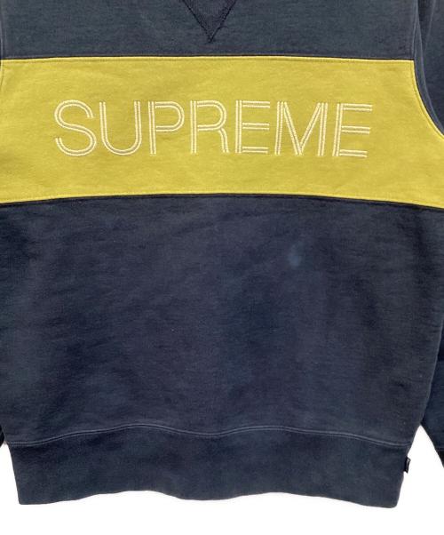SUPREME（シュプリーム）SUPREME (シュプリーム) ジグザクステッチパネルクルーネック ネイビー サイズ:不明の古着・服飾アイテム