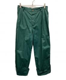 YIFAT FINKELSHTEIN（イファット・フィンケルシュタイン）の古着「PACKEL Pants」｜グリーン