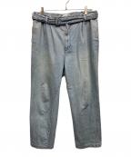 SEEALLシーオール）の古着「デニムパンツ」｜ブルー