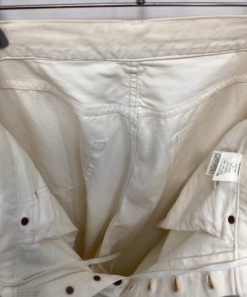 yokosakamoto（ヨウコサカモト）yokosakamoto (ヨウコサカモト) ペイント加工パンtヌ アイボリー サイズ:Ｌの古着・服飾アイテム