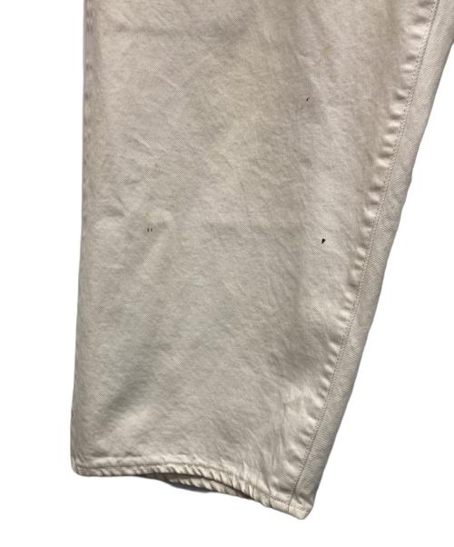 yokosakamoto（ヨウコサカモト）yokosakamoto (ヨウコサカモト) ペイント加工パンtヌ アイボリー サイズ:Ｌの古着・服飾アイテム