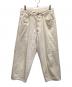 yokosakamoto（ヨウコサカモト）の古着「ペイント加工パンtヌ」｜アイボリー