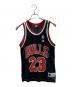 NBA（エヌビーエー）の古着「シカゴブルズ JORDAN 23 ゲームシャツ」｜ブラック×レッド