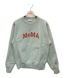 Champion REVERSE WEAVE×MoMA（チャンピオン リバース ウィーブ×モマ）の古着「裏起毛スウェット」｜グリーン