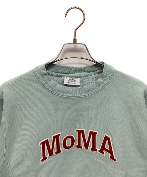 Champion REVERSE WEAVE（チャンピオン リバース ウィーブ）Champion REVERSE WEAVE (チャンピオン リバース ウィーブ) MoMA (モマ) 裏起毛スウェット グリーン サイズ:Ｓの古着・服飾アイテム