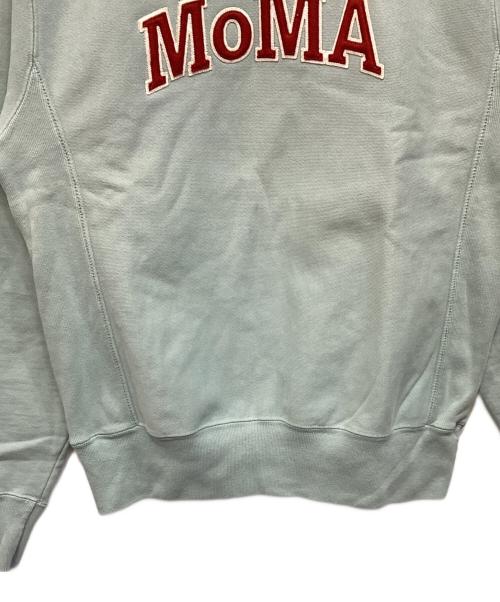 Champion REVERSE WEAVE（チャンピオン リバース ウィーブ）Champion REVERSE WEAVE (チャンピオン リバース ウィーブ) MoMA (モマ) 裏起毛スウェット グリーン サイズ:Ｓの古着・服飾アイテム