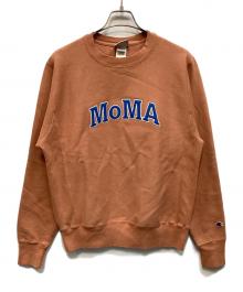 Champion REVERSE WEAVE×MoMA（チャンピオン リバース ウィーブ×モマ）の古着「裏起毛スウェット」｜ピンク