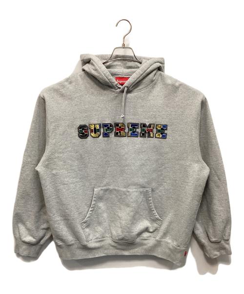 SUPREME（シュプリーム）SUPREME (シュプリーム) プルオーバーパーカー グレー サイズ:Ｌの古着・服飾アイテム