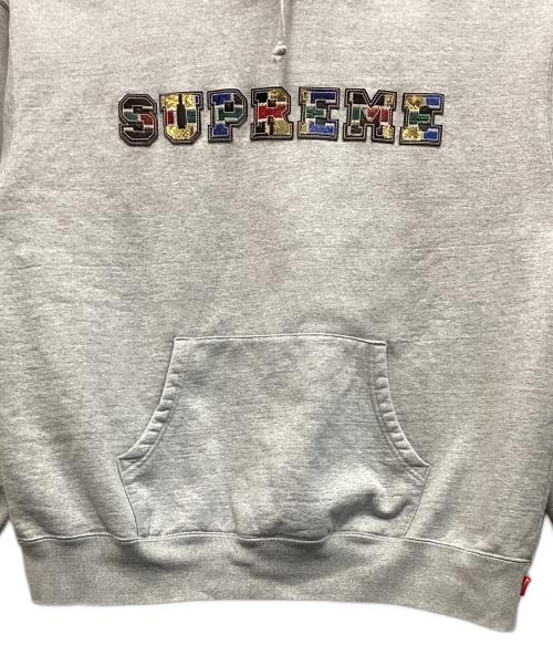 SUPREME（シュプリーム）SUPREME (シュプリーム) プルオーバーパーカー グレー サイズ:Ｌの古着・服飾アイテム