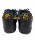 中古・古着 NIKE (ナイキ) AIR FORCE 1 07 スニーカー ブラック×イエロー サイズ:28.5cm：6000円