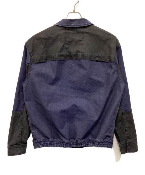 DIESEL（ディーゼル）DIESEL (ディーゼル) デニムジャケット ブラック×ネイビー サイズ:Ｌの古着・服飾アイテム