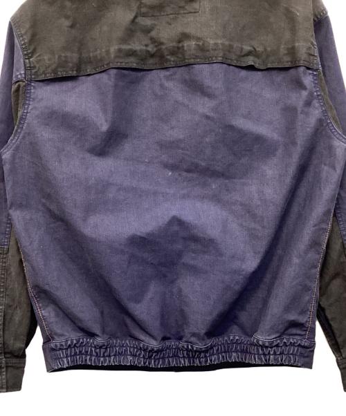 DIESEL（ディーゼル）DIESEL (ディーゼル) デニムジャケット ブラック×ネイビー サイズ:Ｌの古着・服飾アイテム