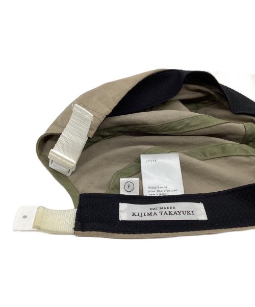 kijima takayuki（キジマタカユキ）kijima takayuki (キジマタカユキ) キャップ ベージュ サイズ:Ｆｒｅｅの古着・服飾アイテム