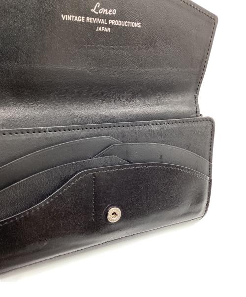 Loneo VINTAGE REVIVAL PRODUCTIONS（ロネオヴィンテージリバイバルプロダクションズ）Loneo VINTAGE REVIVAL PRODUCTIONS (ロネオヴィンテージリバイバルプロダクションズ) 長財布 ブラックの古着・服飾アイテム