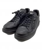 LOUIS VUITTONルイ ヴィトン）の古着「レザースニーカー」｜ブラック