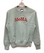 Champion REVERSE WEAVE×MoMAチャンピオン リバース ウィーブ×モマ）の古着「裏起毛スウェット」｜グリーン
