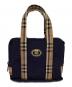 Burberry's（バーバリーズ）の古着「マイクロミニハンドバッグ」｜ネイビー×ベージュ