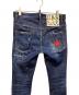 中古・古着 DSQUARED2 (ディースクエアード) ヴィンテージ加工デニムパンツ インディゴ サイズ:44：24000円