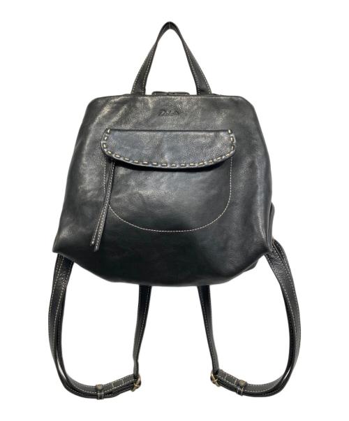 DAKOTA（ダコタ）DAKOTA (ダコタ) レザーリュック ブラックの古着・服飾アイテム