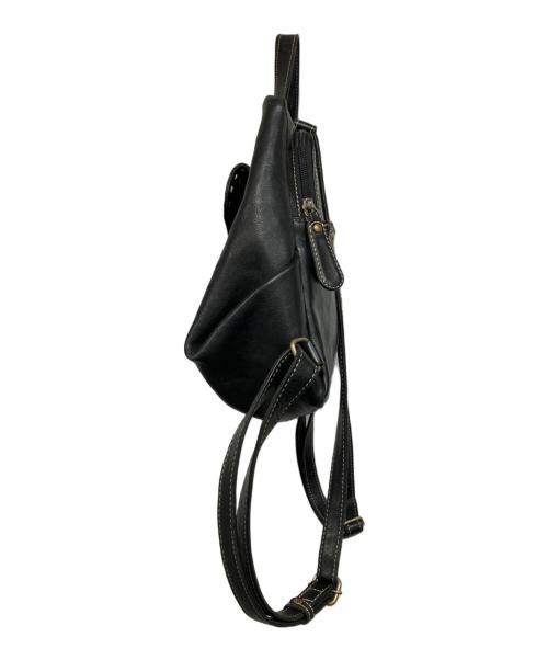 DAKOTA（ダコタ）DAKOTA (ダコタ) レザーリュック ブラックの古着・服飾アイテム