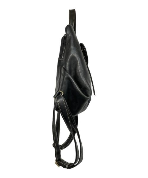 DAKOTA（ダコタ）DAKOTA (ダコタ) レザーリュック ブラックの古着・服飾アイテム