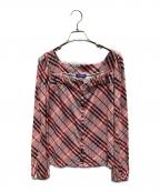 BURBERRY BLUE LABELバーバリー ブルー レーベル）の古着「シャツブラウス」｜ピンク