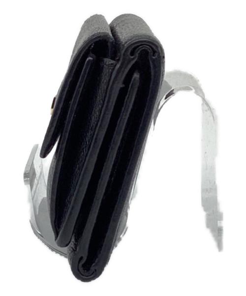 MIU MIU（ミュウミュウ）MIU MIU (ミュウミュウ) 3つ折り財布 ブラックの古着・服飾アイテム