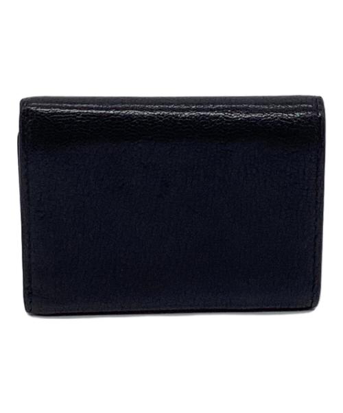 MIU MIU（ミュウミュウ）MIU MIU (ミュウミュウ) 3つ折り財布 ブラックの古着・服飾アイテム