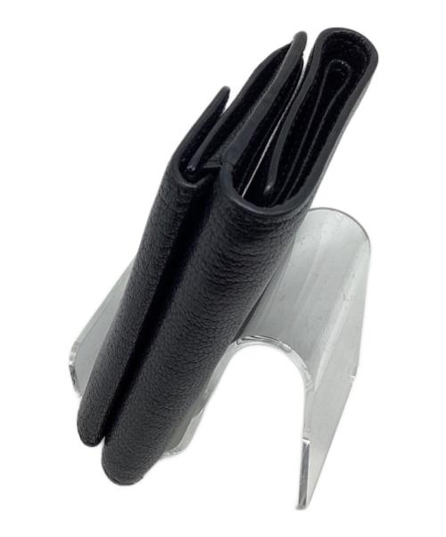 MIU MIU（ミュウミュウ）MIU MIU (ミュウミュウ) 3つ折り財布 ブラックの古着・服飾アイテム