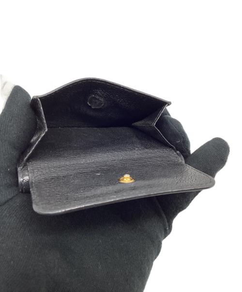 MIU MIU（ミュウミュウ）MIU MIU (ミュウミュウ) 3つ折り財布 ブラックの古着・服飾アイテム