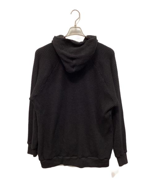 velva sheen（ベルバシーン）velva sheen (ベルバシーン) ワッフルパーカー ブラック サイズ:Ｌの古着・服飾アイテム