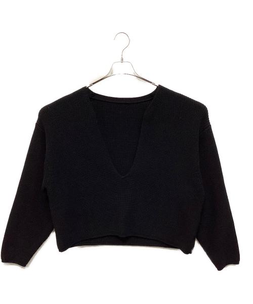 Sea Room lynn（シールームリン）Sea Room lynn (シールームリン) ニット ブラック サイズ:FREEの古着・服飾アイテム