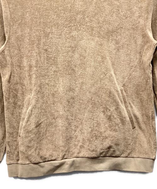 Zanone（ザノーネ）Zanone (ザノーネ) パイルパーカー ブラウン サイズ:XLの古着・服飾アイテム