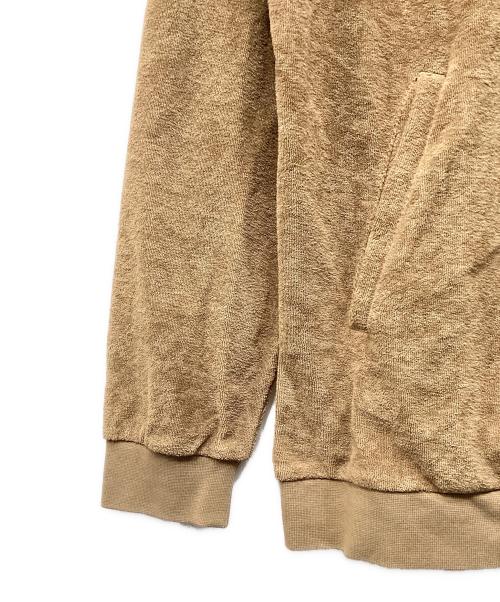 Zanone（ザノーネ）Zanone (ザノーネ) パイルパーカー ブラウン サイズ:XLの古着・服飾アイテム