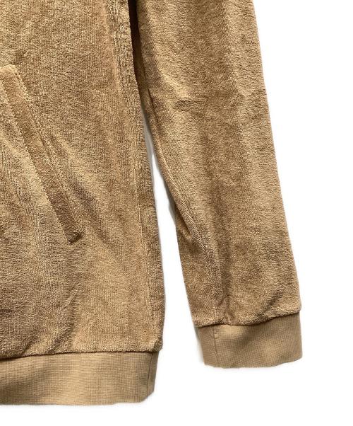 Zanone（ザノーネ）Zanone (ザノーネ) パイルパーカー ブラウン サイズ:XLの古着・服飾アイテム