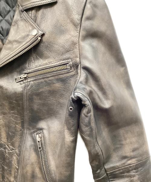 NUDIE JEANS（ヌーディー・ジーンズ）NUDIE JEANS (ヌーディー・ジーンズ) ダブルライダースジャケット ブラック サイズ:Ｌの古着・服飾アイテム