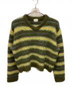 CAMPHOR WOODカンファーウッド）の古着「ニット」｜オリーブ