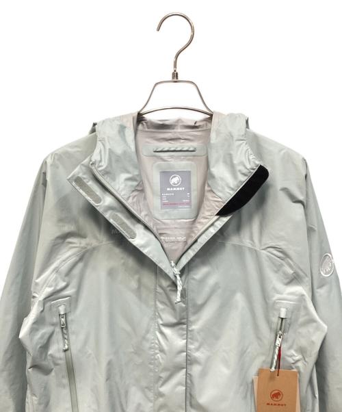 MAMMUT（マムート）MAMMUT (マムート) ハードシェルフーデッドジャケット ライトグレー サイズ:Ｌ 未使用品の古着・服飾アイテム