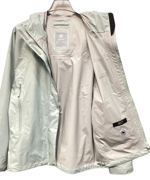 MAMMUT（マムート）MAMMUT (マムート) ハードシェルフーデッドジャケット ライトグレー サイズ:Ｌ 未使用品の古着・服飾アイテム