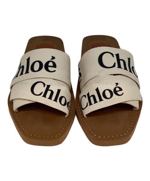 Chloe（クロエ）Chloe (クロエ) サンダル ベージュ サイズ:37の古着・服飾アイテム