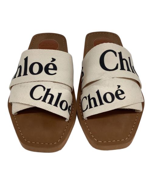 Chloe（クロエ）Chloe (クロエ) サンダル ベージュ サイズ:37の古着・服飾アイテム
