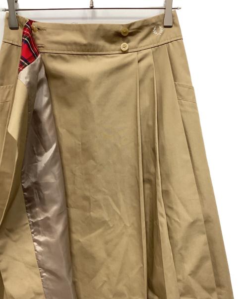 FRED PERRY（フレッドペリー）FRED PERRY (フレッドペリー) スカート ブラウン サイズ:8　（w58～64）の古着・服飾アイテム