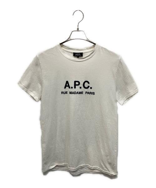 A.P.C.（アーペーセー）A.P.C. (アーペーセー) A.P.C.（アーペーセー）Tシャツ ホワイト サイズ:Lの古着・服飾アイテム