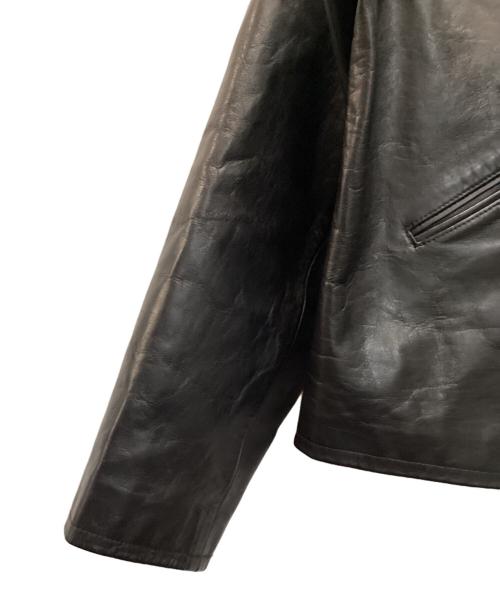 H BEAUTY&YOUTH（エイチ ビューティー&ユース）H BEAUTY&YOUTH (エイチ ビューティー&ユース) レザーブルゾン ブラック サイズ:Ｌの古着・服飾アイテム