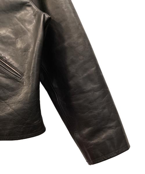 H BEAUTY&YOUTH（エイチ ビューティー&ユース）H BEAUTY&YOUTH (エイチ ビューティー&ユース) レザーブルゾン ブラック サイズ:Ｌの古着・服飾アイテム